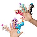 Cenocco Finger Toy Happy Monkey White