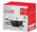 Royalty Line RL-BS24M: Marble Coated Cooking Pot & Casserole - 24cm