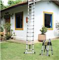 Herzberg HG-5560: Retracting Aluminum Telescopic Ladder - 5.60M