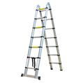 Herzberg HG-5560: Retracting Aluminum Telescopic Ladder - 5.60M