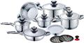 Royalty Line RL-16B; Inox Cookware Set 16pcs?