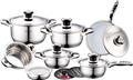 Royalty Line RL-16B; Inox Cookware Set 16pcs?