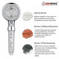 Herzberg HG-8023: Personal Showerhead - Antibacterial Activation Mineralization Ball Showerhead