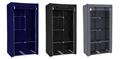 Herzberg HG-8010: Storage Wardrobe - Small Gray