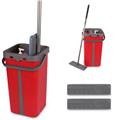 Cenocco CC-9077: Flat Mop with Bucket Red