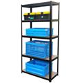 Herzberg HG-8027BLK: Black Coated Storage Shelf