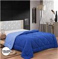 Herzberg Bicolor Microfiber Duvet - 140x200cm Blue