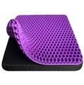 Herzberg HG-03169: Gel Seat Cushion - Purple