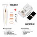 Cenocco Beauty SETCC9087/9086: 2 in 1  Full Body Hair Remover + Facial Epilator with LED Combo Deal