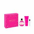 Jimmy Choo Rose Passion Eau De Perfume Spray 100ml Set 3 Pieces