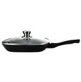 Imperial Collection 28cm Marble Coated Grill Pan with Lid