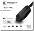 Imperial Collection 28cm Grill Pan with Detachable Handle