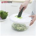 Herzberg HG-8032: Vegetable Slicer with Bowl and Storage Container Set