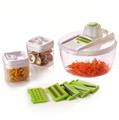 Herzberg HG-8032: Vegetable Slicer with Bowl and Storage Container Set