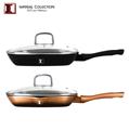 Imperial Collection 28cm Marble Coated Grill Pan Copper