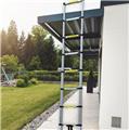 Herzberg HG-5380: Multi-Purpose Aluminum Telescopic Extension Ladder - 3.8M