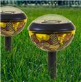 Genius Ideas Set Of 2 Solar Lamp Tiffany Design