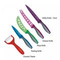 Royalty Line 7 Pieces Multi-Colored Knife Set