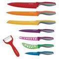 Royalty Line 7 Pieces Multi-Colored Knife Set