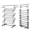 Herzberg 3-Tier Clothes Laundry Drying Rack White