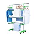 Herzberg 3-Tier Clothes Laundry Drying Rack Green