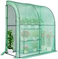 Herzberg Lean on Walk-In Greenhouse with Windows