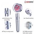 Herzberg Turbo Charger Showerhead Pink