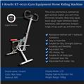 I-Kracht Total Fitness Crunch with Digital Monitor Black