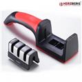 Herzberg HG-8101: Sturdy Knife Sharpener Red/Black