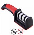 Herzberg HG-8101: Sturdy Knife Sharpener Red/Black