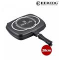 Herzog 28cm Die Casting Double Fry Pan