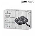 Herzog 32cm Die Casting Double Fry Pan