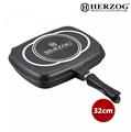 Herzog 32cm Die Casting Double Fry Pan