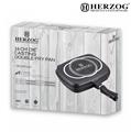 Herzog 34cm Die Casting Double Fry Pan