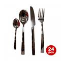 Bachmayer 6 Person 24-Piece Stainless Steel Cutlery Set