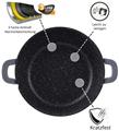 Cheffinger 6 Pieces XXL Cast Aluminum Induction Cooking Pot with Pot Holder