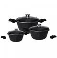 Cheffinger 14 Pieces XXL Cooking Pot Set with Removable Handles + 4 Laddle