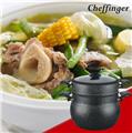 Cheffinger CF-COUS6: 6L Marble Coated Steam Cooker Couscous Pot