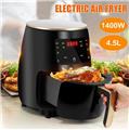 Cheffinger CF-AFRY4.5: 1400W Digital LED Air Fryer - 4.5 Liters Black