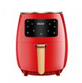 Cheffinger CF-AFRY4.5: 1400W Digital LED Air Fryer - 4.5 Liters Red