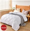 Herzberg HG-14267WD: 4-Star Quality White Duvet - 140x200cm