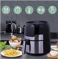 Just Perfecto JL-23: 1400W - LED Touch Screen Hot Air Fryer With Grill Plate S/S - 3.5L