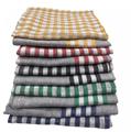 Cenocco CC-9069: Grey 10 Pieces Vintage Stripe Cotton Kitchen Towel Set - 50x70cm