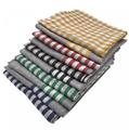 Cenocco CC-9069: Grey 10 Pieces Vintage Stripe Cotton Kitchen Towel Set - 50x70cm