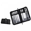 Royalty Line RL-K10HL: 10 Pieces Stainless Steel Knife Set with Carrying Case