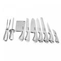 Royalty Line RL-K10HL: 10 Pieces Stainless Steel Knife Set with Carrying Case